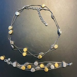 Brighton necklace and bracelet set